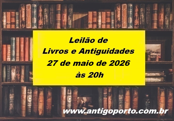 LEILÃO DE LIVROS E ANTIGUIDADES MAIO 2026