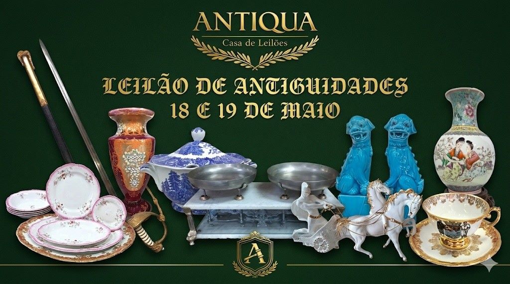 25o. ANTIQUA - LEILÃO DE ANTIGUIDADES E VARIEDADES