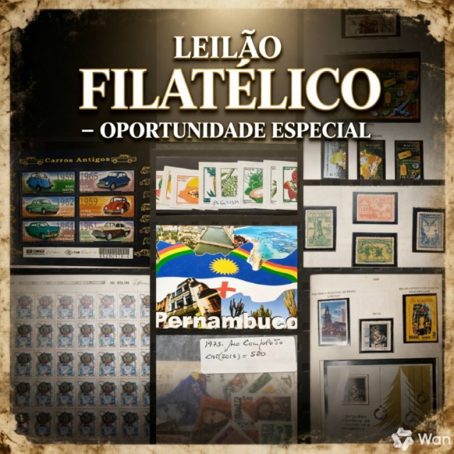 195º LEILÃO ESPECIAL DE FILATELIA