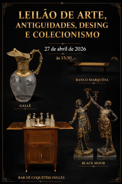 LEILÃO DE ARTE, ANTIGUIDADES E MOBILIÁRIO / DESIGN