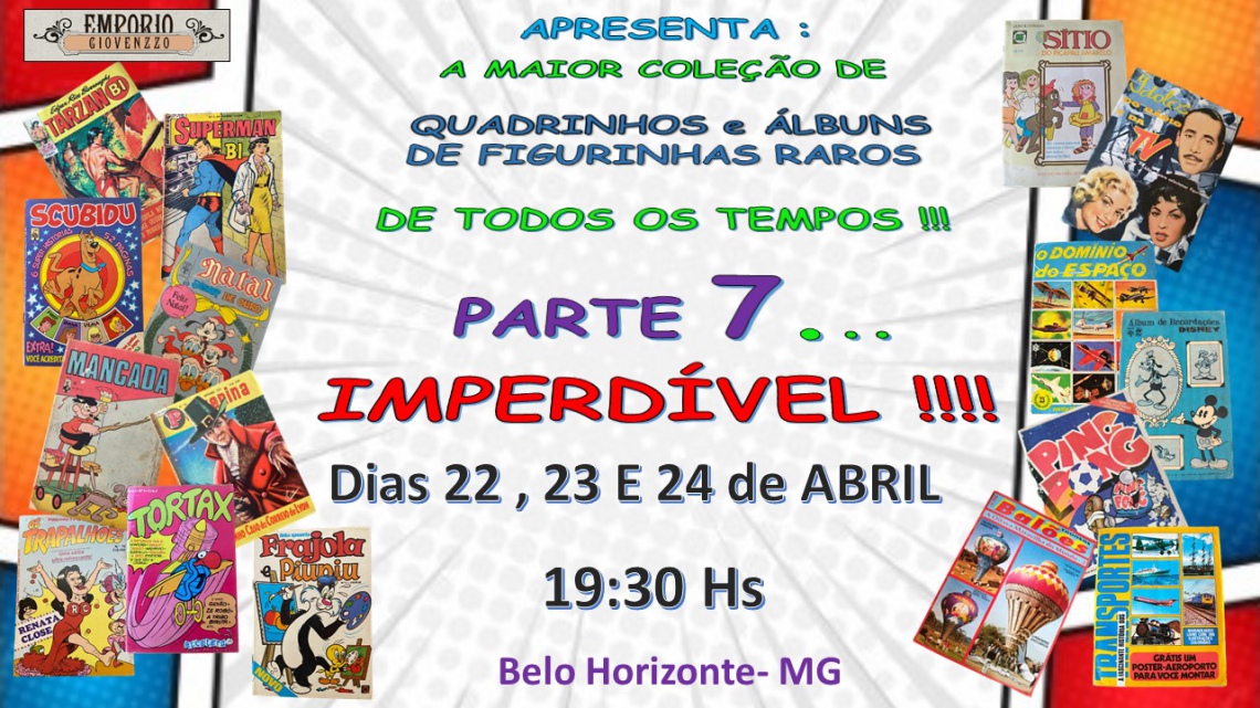 LEILÃO DA MAIOR COLEÇÃO DE QUADRINHOS RAROS DE TODOS OS TEMPOS !!! PARTE 7