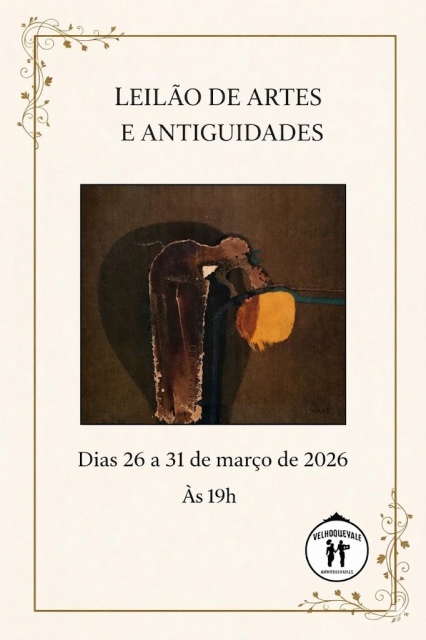 LEILÃO DE ARTE E ANTIGUIDADES - MARÇO 2026