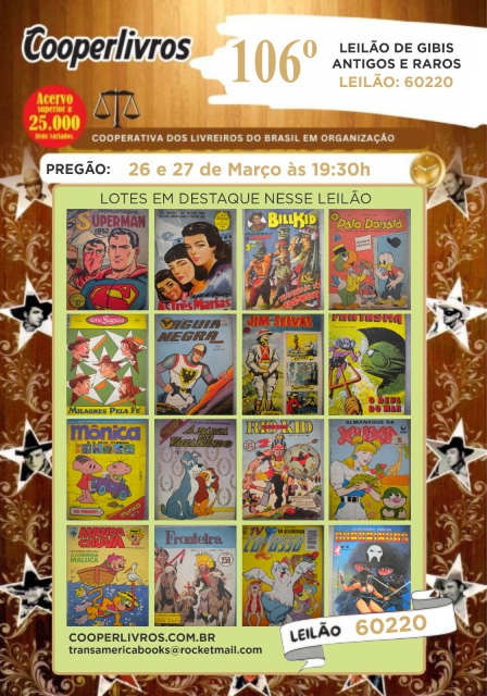 106º Leilão de Gibis Antigos e Raros