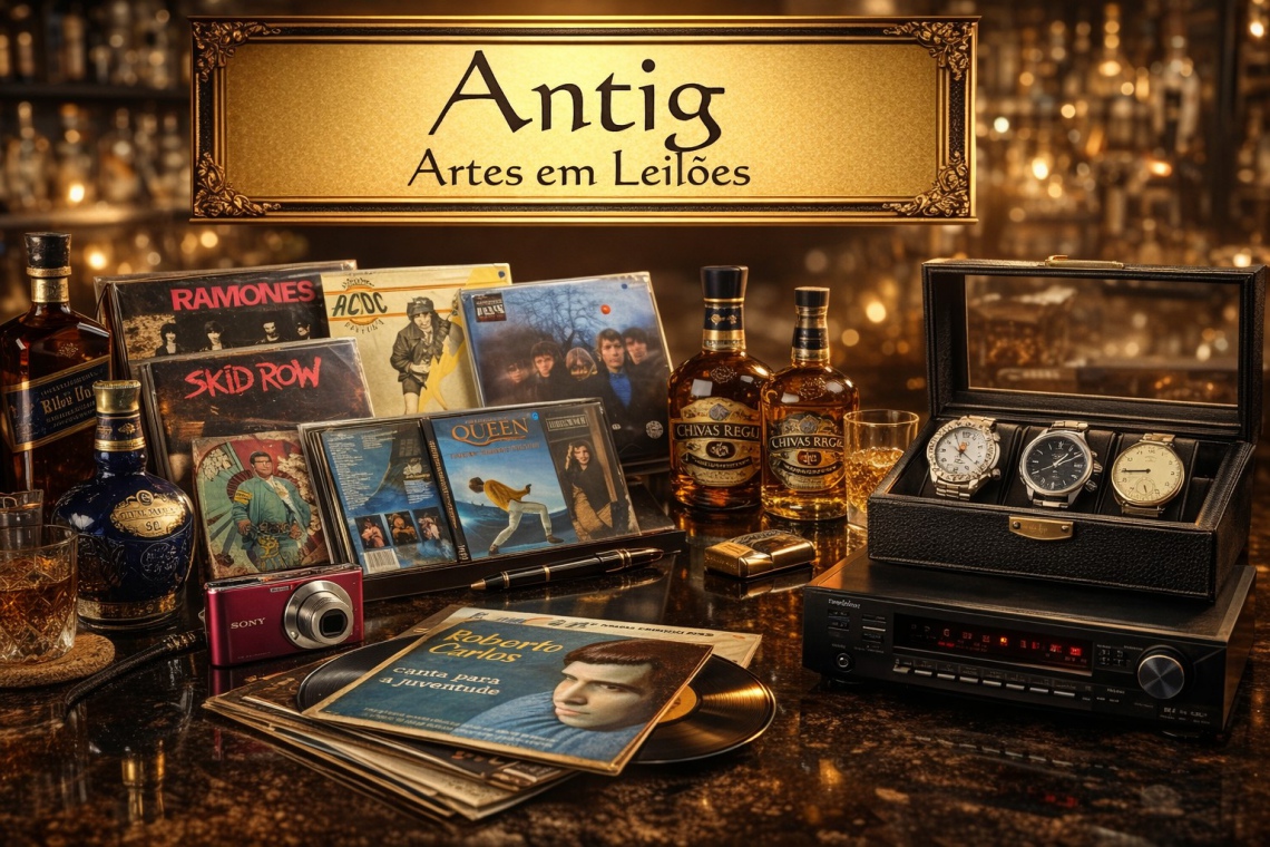 ANTIG LEILÕES - RELÓGIOS, MÚSICA E MAIS !