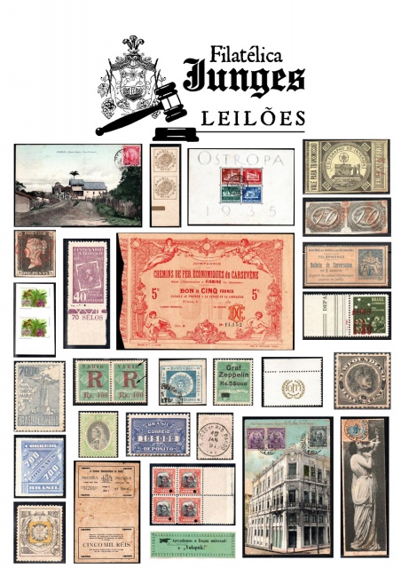 94º Leilão de Filatelia - Com Brasil e Estrangeiros