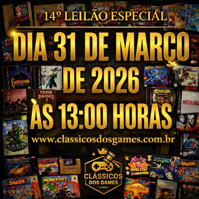 14º Leilão Clássicos dos Games