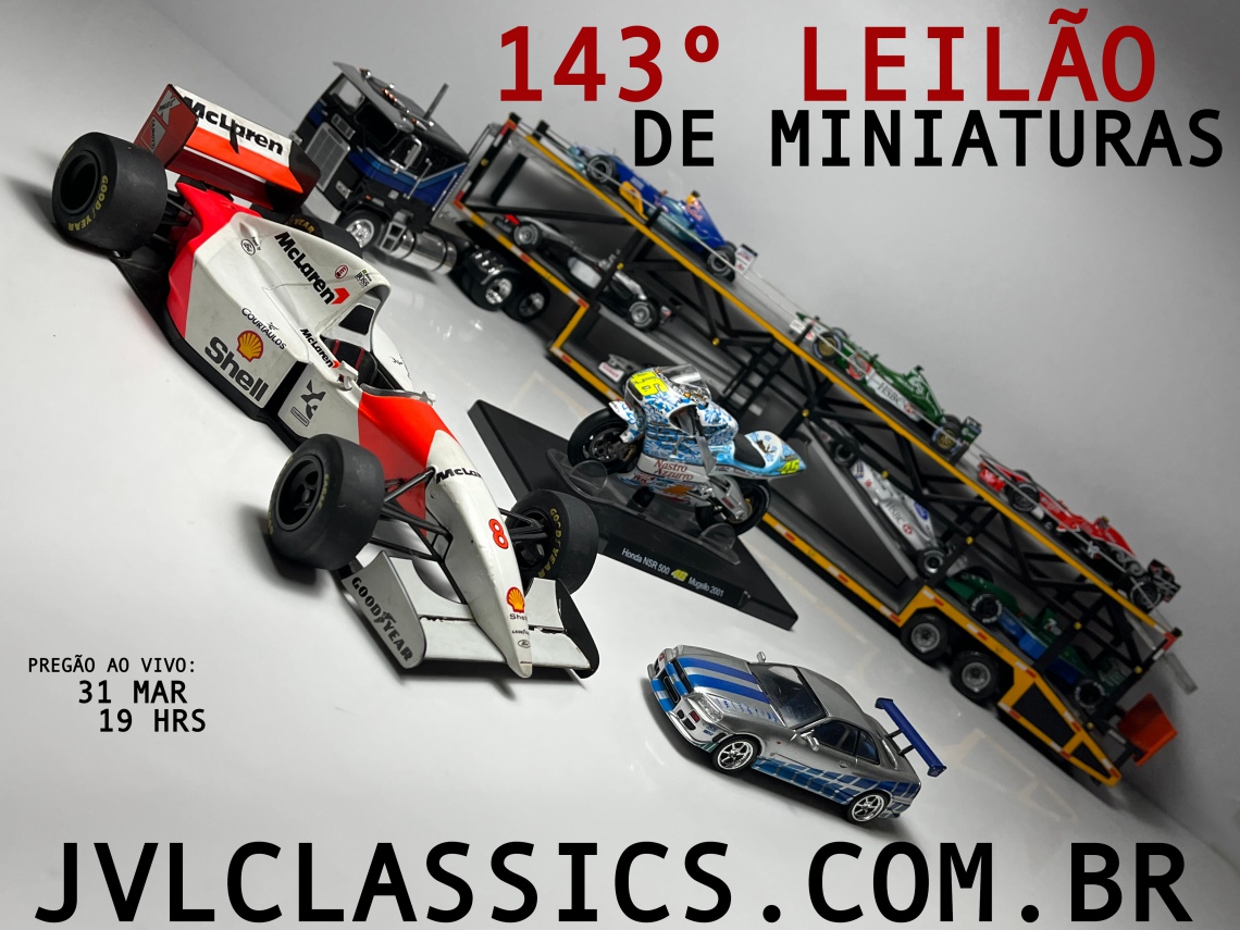 143º  Leilão de Miniaturas JVL Classics -  Especial de Páscoa