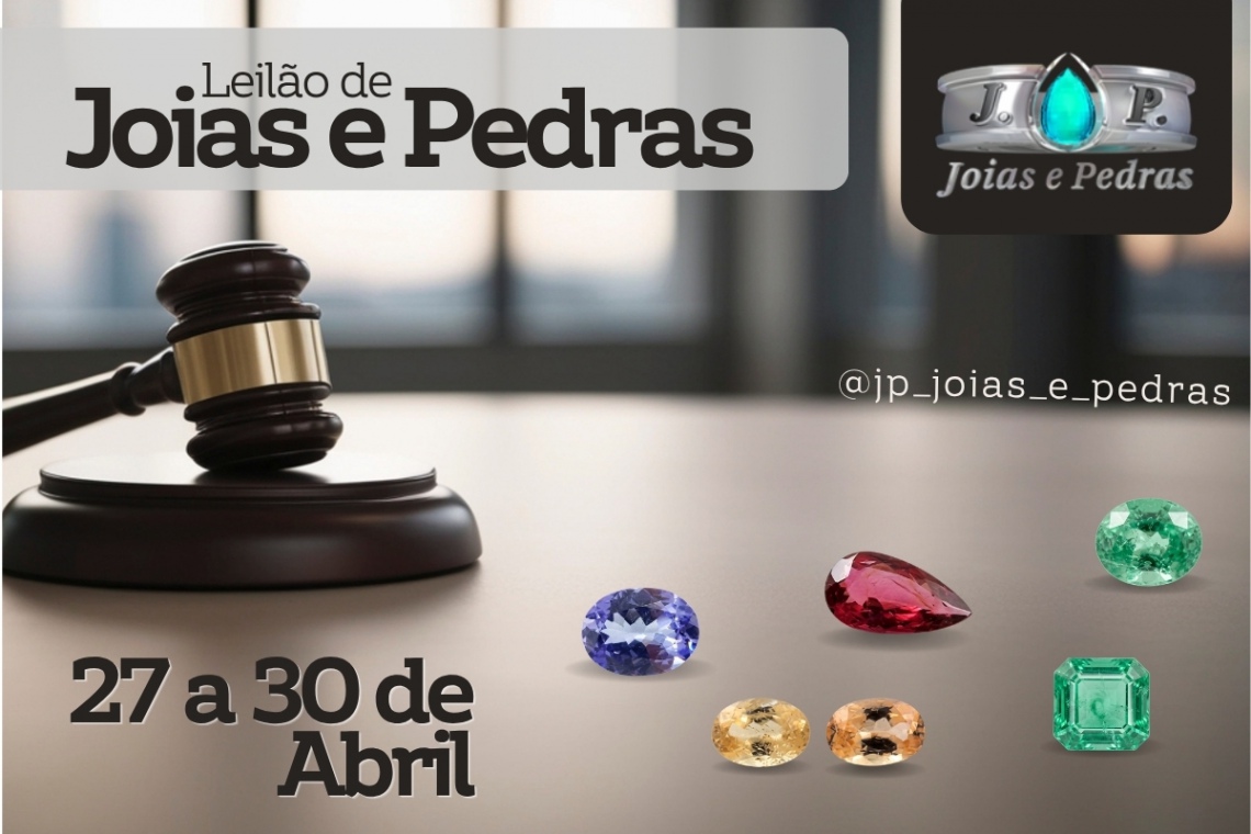47º Leilão de Joias e Pedras Preciosa - Leia as Instruções