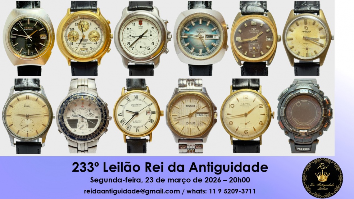 233º Leilão Rei da Antiguidade