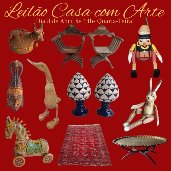 LEILÃO CASA COM ARTE