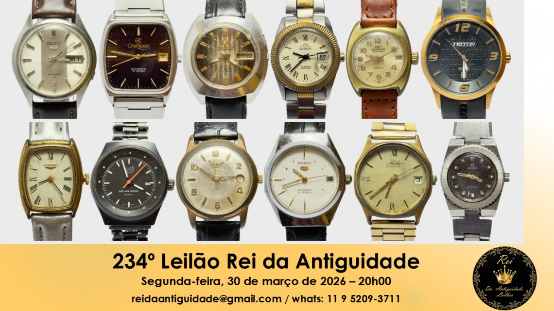 234º Leilão Rei da Antiguidade