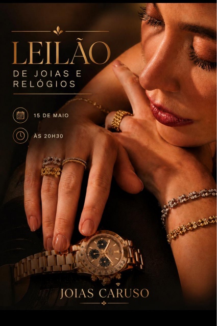 148º LEILÃO JOIAS CARUSO - JOIAS EM OURO 18 K E RELOGIOS E CANETAS  (GOLD  )