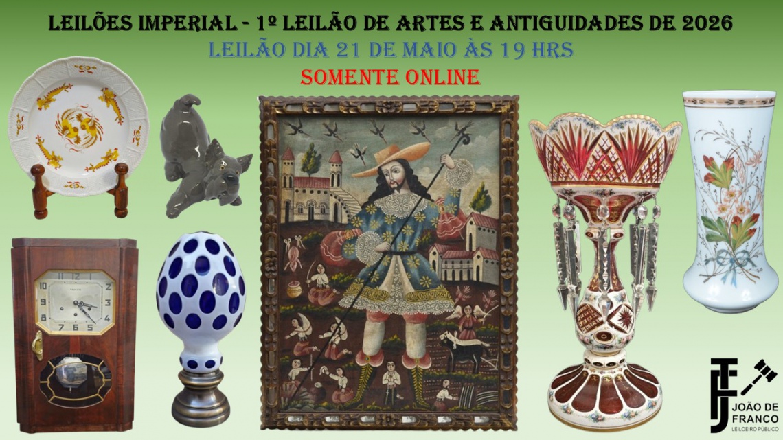 Leilões Imperial - 1º Leilão de Artes e Antiguidades de 2026