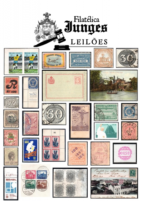 95º Leilão de Filatelia - Com Brasil e Estrangeiros