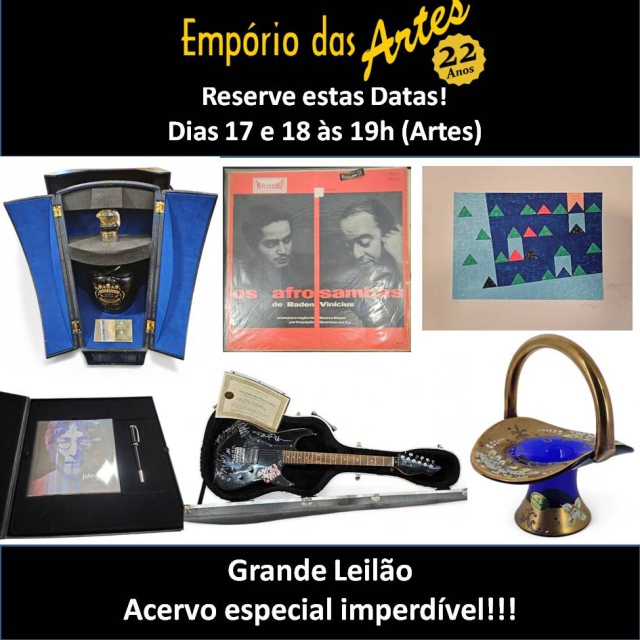 LEILÃO ESPECIAL DE ARTE DO EMPÓRIO DAS ARTES