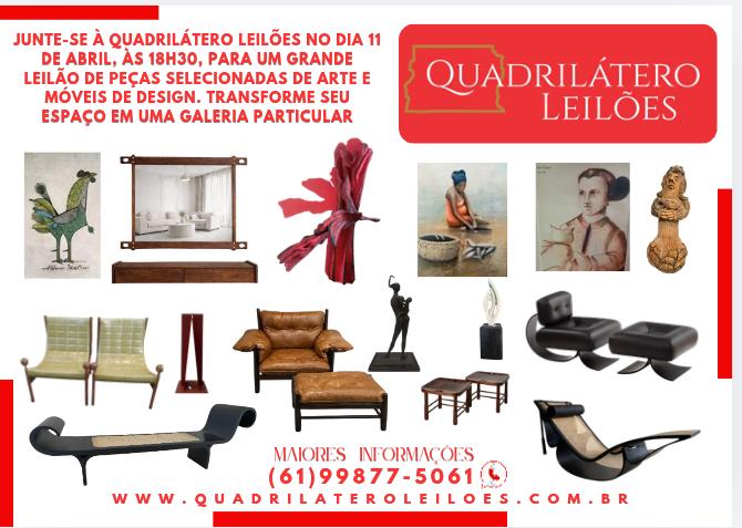 GRANDE LEILÃO DE OBRAS DE  ARTE & MOVEIS DE DESIGN
