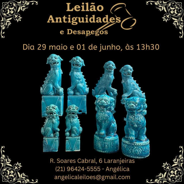 LEILÃO ANTIGUIDADES  E DESAPEGOS  -  ESPÓLIO PARTE II - MAIO E JUNHO DE 2026