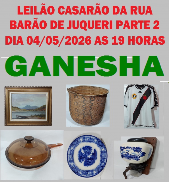 LEILÃO DE ARTE E ANTIGUIDADES CASARÃO DA RUA BARÃO DE JUQUERI PARTE 2