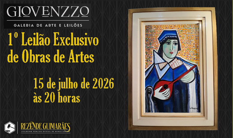1º Leião Exclusivo de Obras de Arte da Galeria Giovenzzo