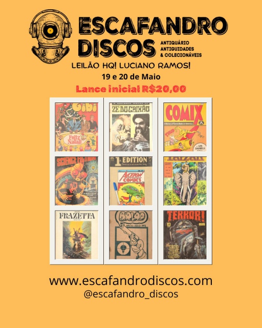 Escafandro Discos - Antiguidades e Colecionáveis - Guarulhos - SP
