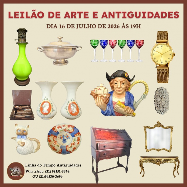 LEILÃO DE ARTE E ANTIGUIDADES