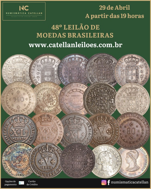 48º LEILÃO DE MOEDAS BRASILEIRAS