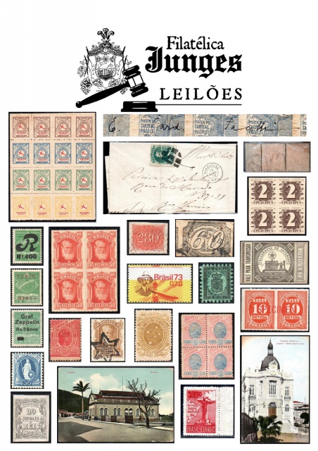 96º Leilão de Filatelia - Com Brasil e Estrangeiros