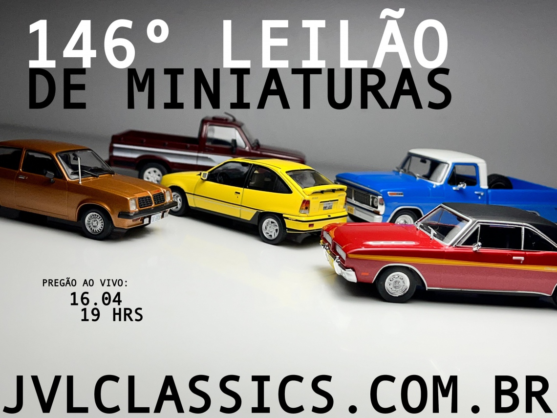 146º  Leilão de Miniaturas JVL Classics -  1/43 e 1/64 Diversos