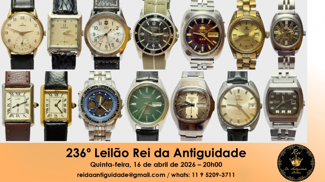 236º Leilão Rei da Antiguidade