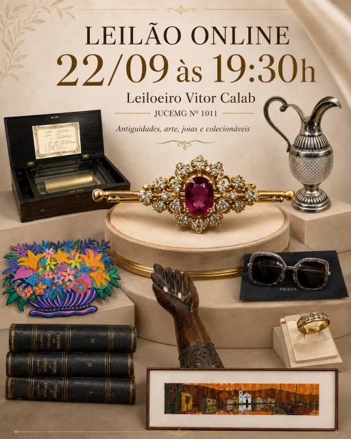 8º BELLE LEILÕES DE ARTE E ANTIGUIDADES