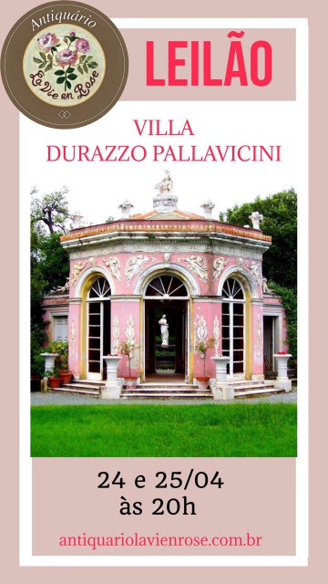Villa Durazzo Pallavicini  obras de Cencin, Carybé e expressivo acervo em prata de lei.