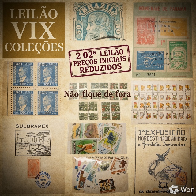 202º LEILÃO ESPECIAL DE FILATELIA