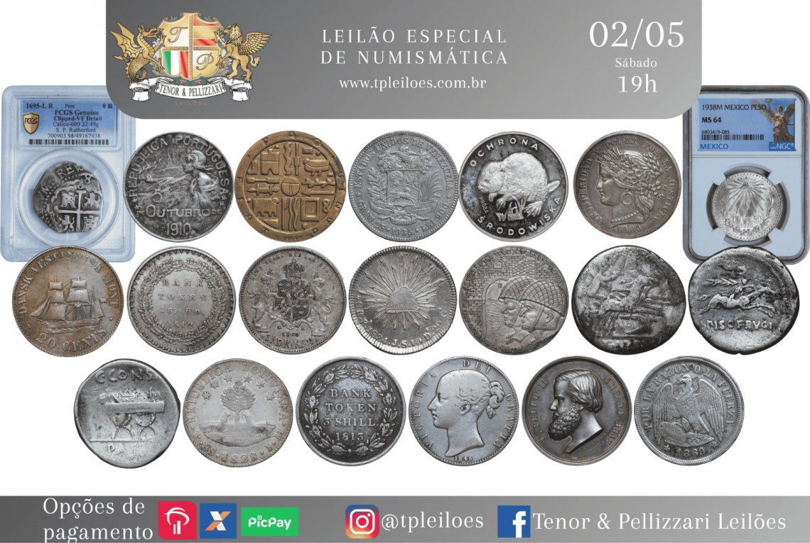 LEILÃO ESPECIAL DE NUMISMÁTICA