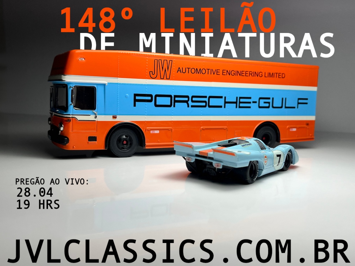 148º  Leilão de Miniaturas JVL Classics - Sport Cars 1/43