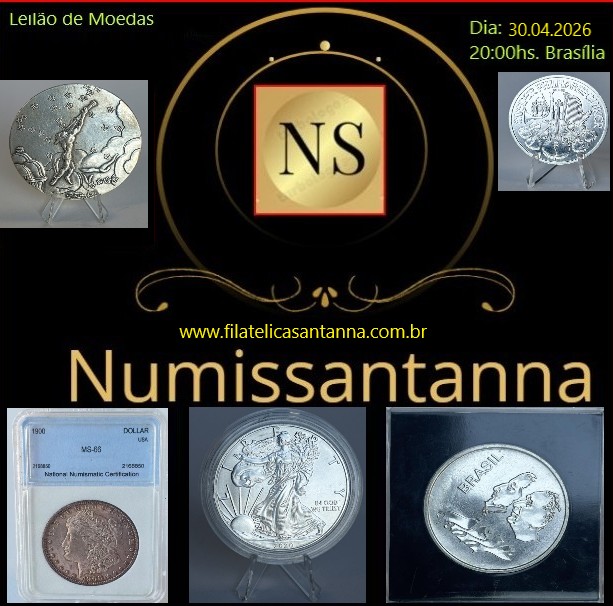 LEILÃO DE NUMISMÁTICA