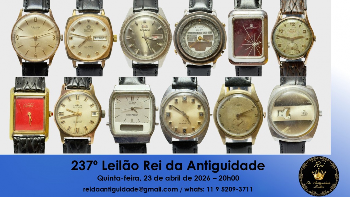 237º Leilão Rei da Antiguidade