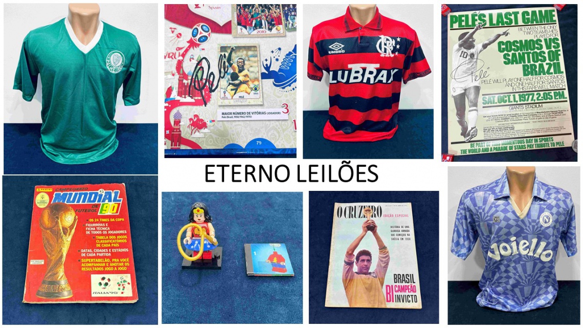 LEILÃO DE CAMISAS DE FUTEBOL, COPA DO MUNDO E COLECIONISMO