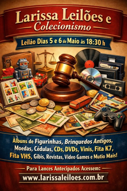 LEILÃO DE COLECIONISMO E ANTIGUIDADES