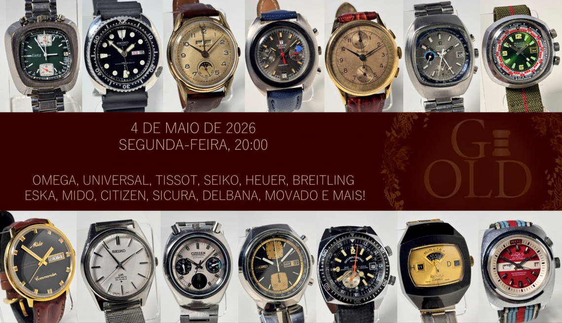 Relógios - É Old but Gold Leilões