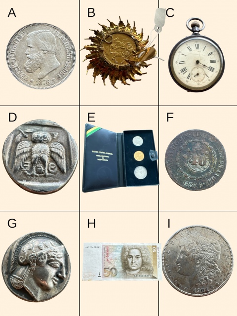 69º LEILÃO NUMISMART - Moedas, Cédulas, Medalhas, OURO,PRATAS e itens colecionáveis