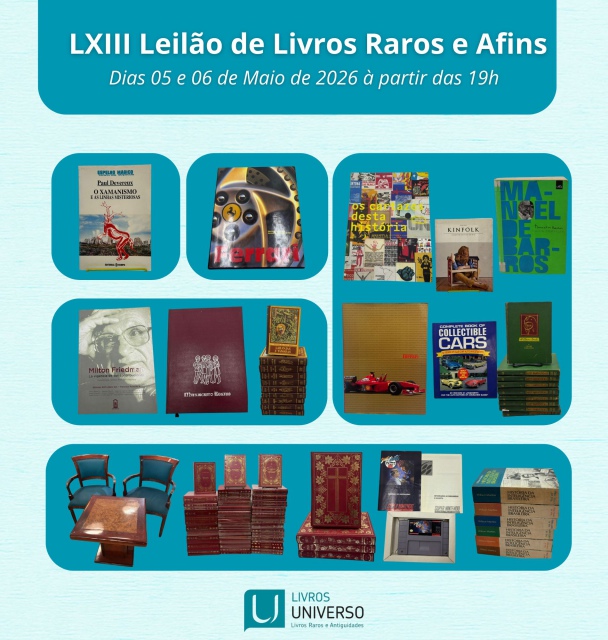 LXIII LEILÃO DE ARTE E ANTIGUIDADES
