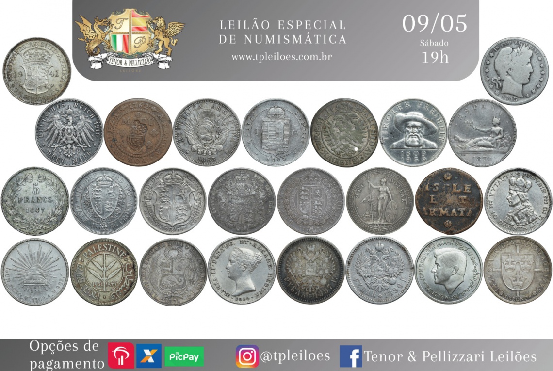 LEILÃO ESPECIAL DE NUMISMÁTICA