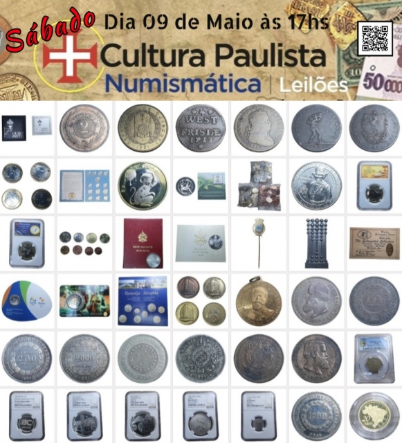 126º LEILÃO ESPECIAL DO CULTURA PAULISTA NUMISMÁTICA