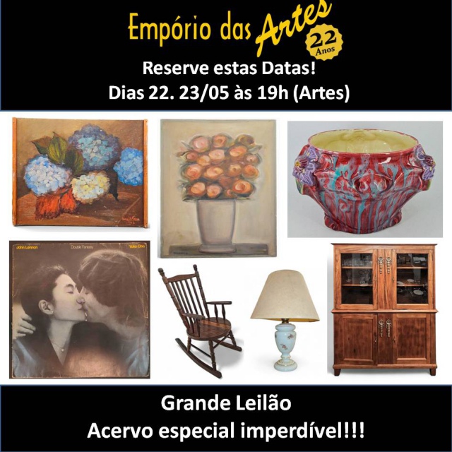 LEILÃO ESPECIAL DE ARTE DO EMPÓRIO DAS ARTES