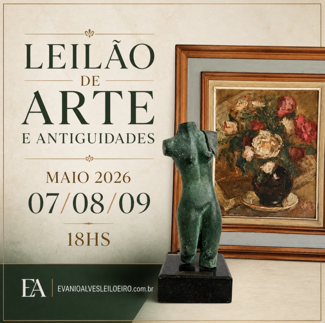 LEILÃO DE ARTE E ANTIGUIDADES