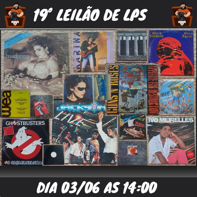 GARIMPO MUSICAL! 19º LEILÃO DE LPS