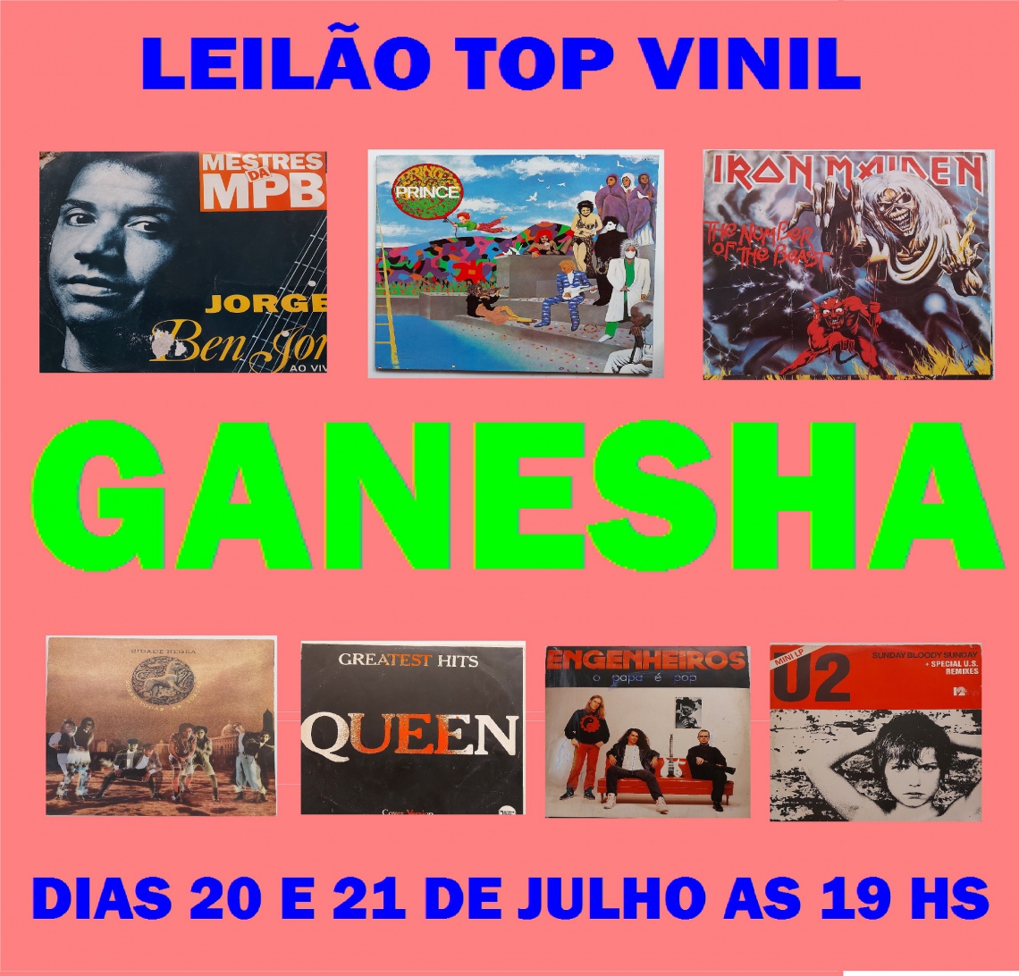 LEILÃO TOP VINIL GANESHA PREÇO ÚNICO R$20,00
