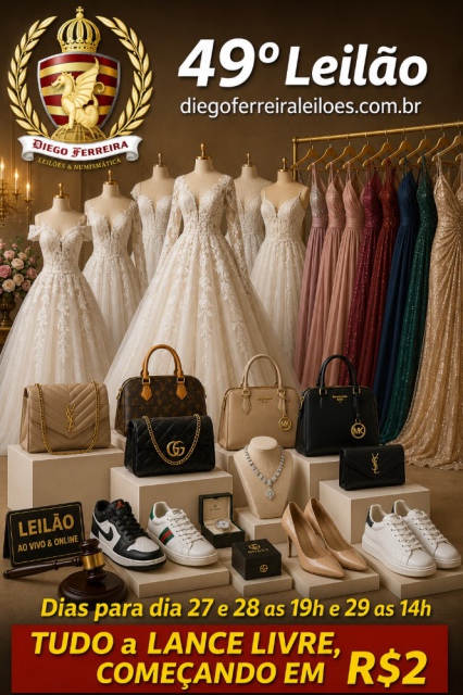 49º Leiläo Diego Ferreira exclusivo de Roupas, Acessórios e Vestidos de Noiva.