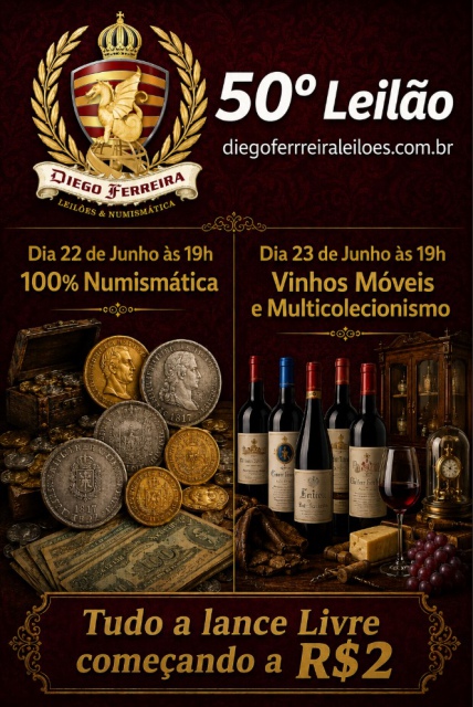 50º Leiläo Diego Ferreira Numismática e Multcolecionismo