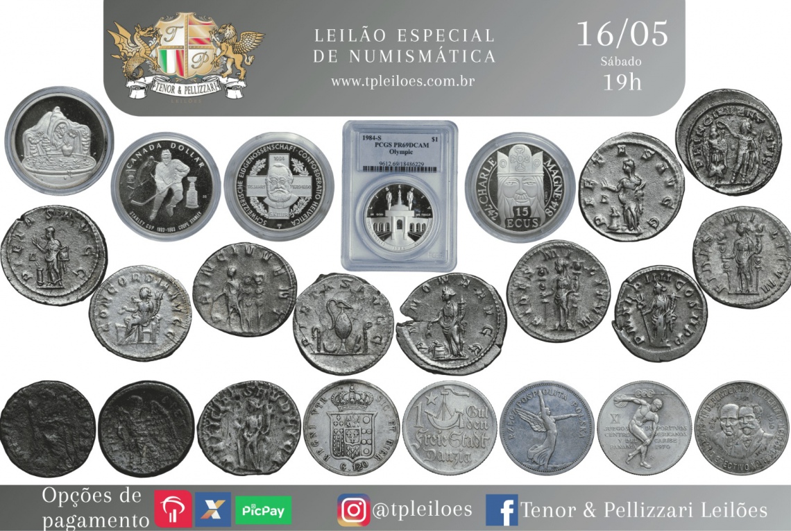 LEILÃO ESPECIAL DE NUMISMÁTICA